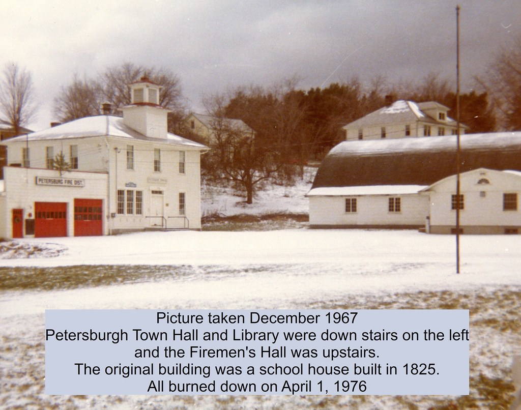 330 Petersburgh Town Hall, Library, Fire Dept. 1967 Flickr