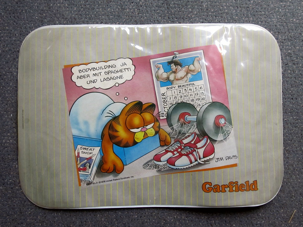 Garfield Table Mat a photo on Flickriver