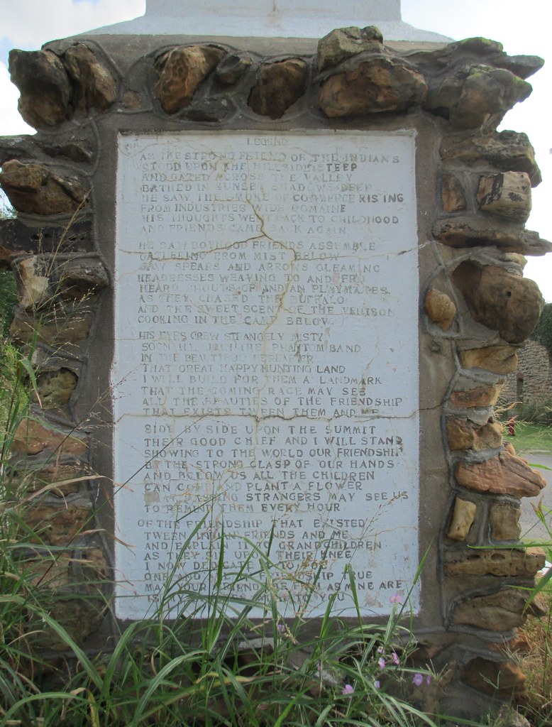 Bond of Friendship Monument Detail (Skedee, Oklahoma) Flickr