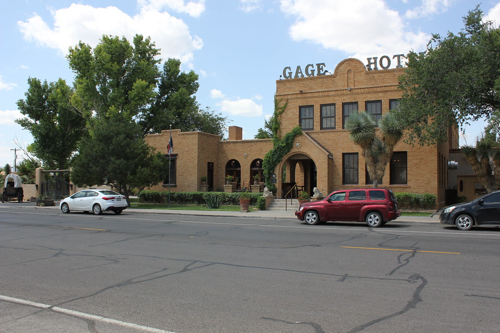 The Gage Hotel, Marathon, Texas This brick hotel building,… Flickr