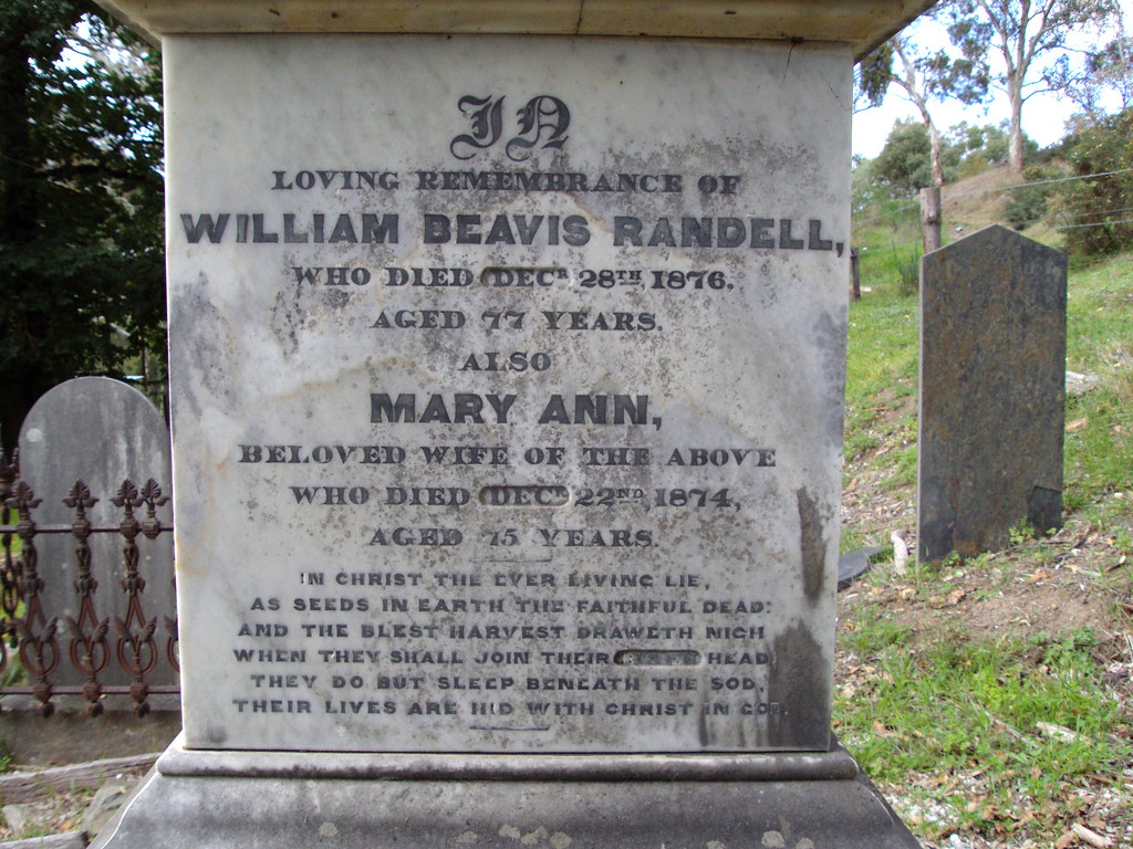 Gumeracha. Salem Baptist Church cemtery. Grave of William … Flickr