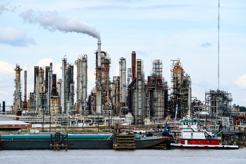 Exxon Mobil on the banks of the Mississippi River Terekhova Flickr