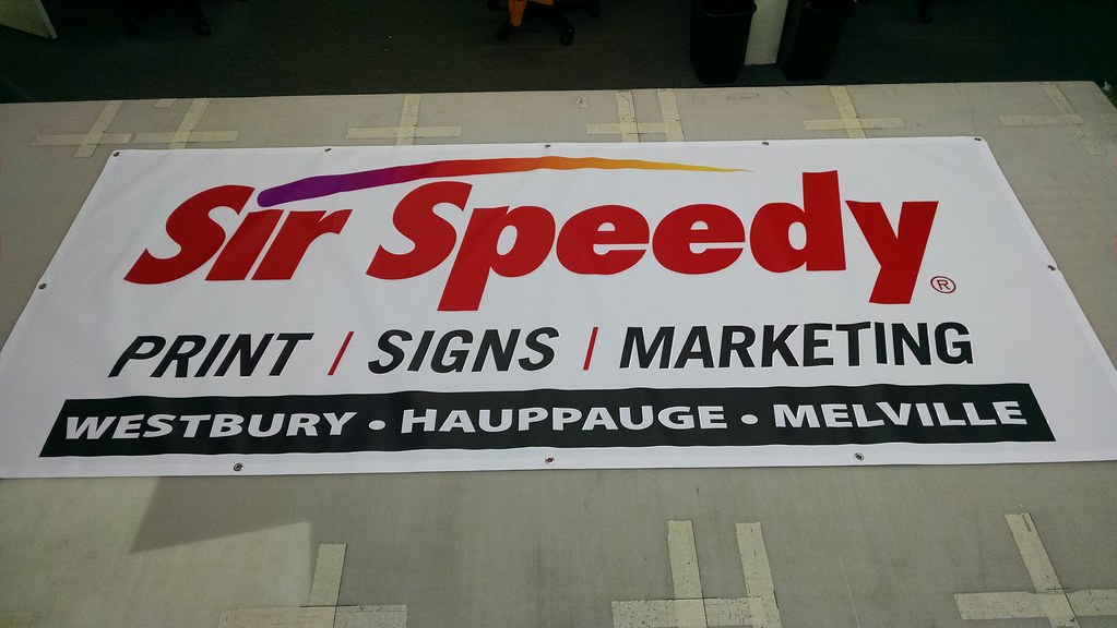 Sir Speedy Banner 8' wide Sir Speedy banner. Sir Speedy Flickr