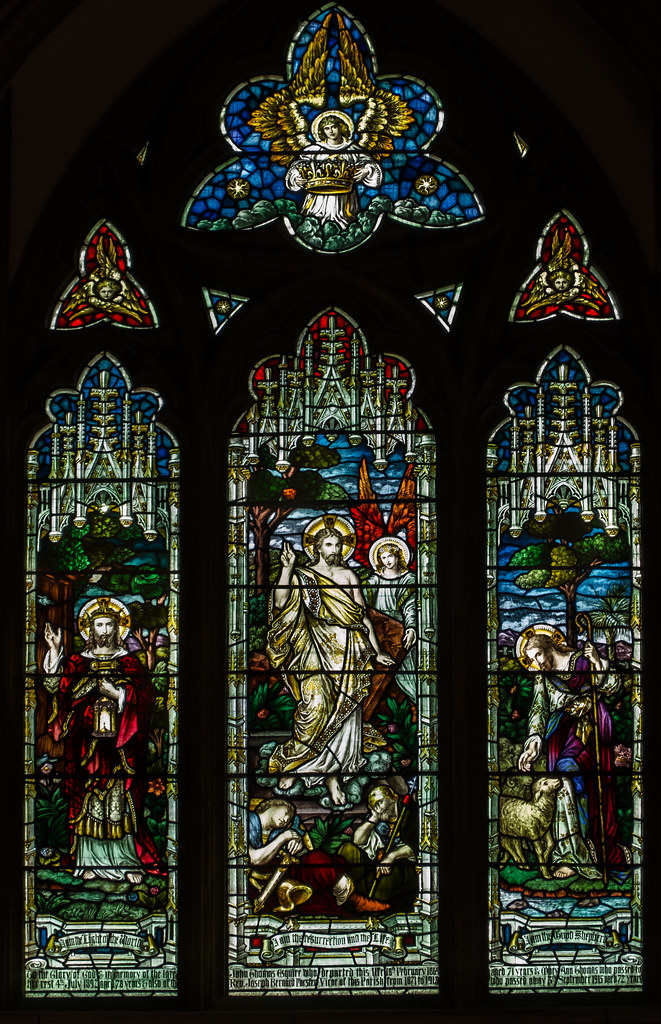 Stained glass window, St Mary's church, Manuden Essex Flickr