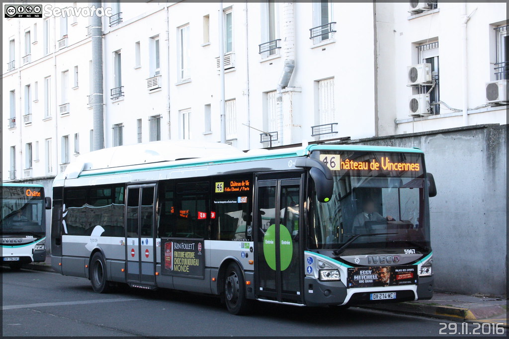 Iveco Bus Urbanway 12 Hybride RATP (Régie Autonome des Transports