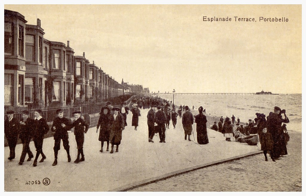 Portobello Esplanade, Edinburgh, 1905. Early 1900's view o… Flickr