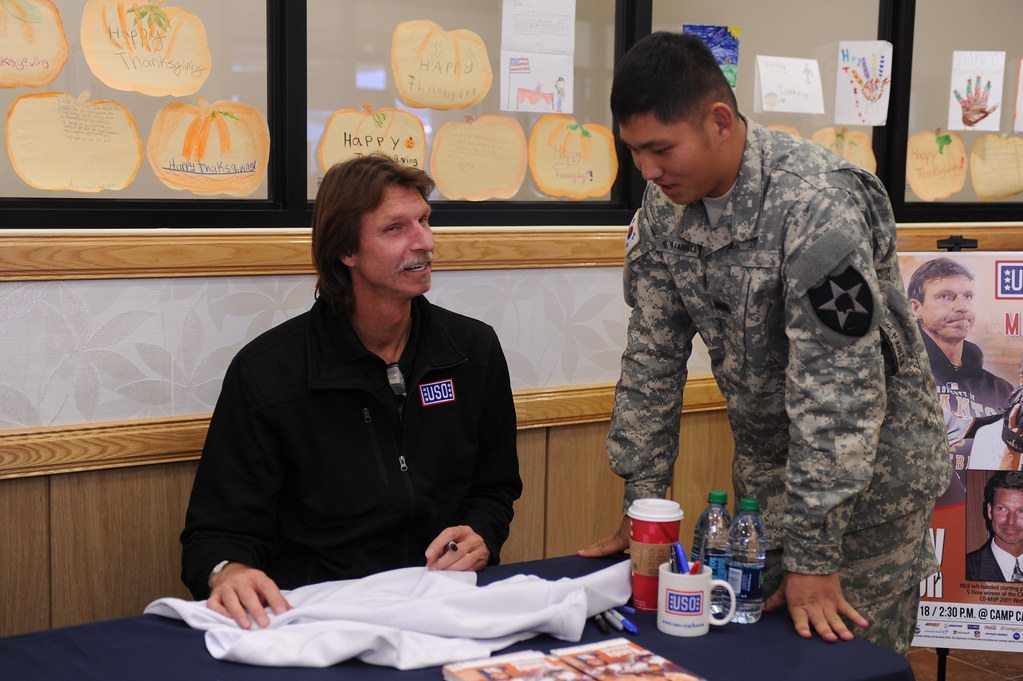 Randy Johnson visits Area I Randy Johnson’s handshake tour… Flickr