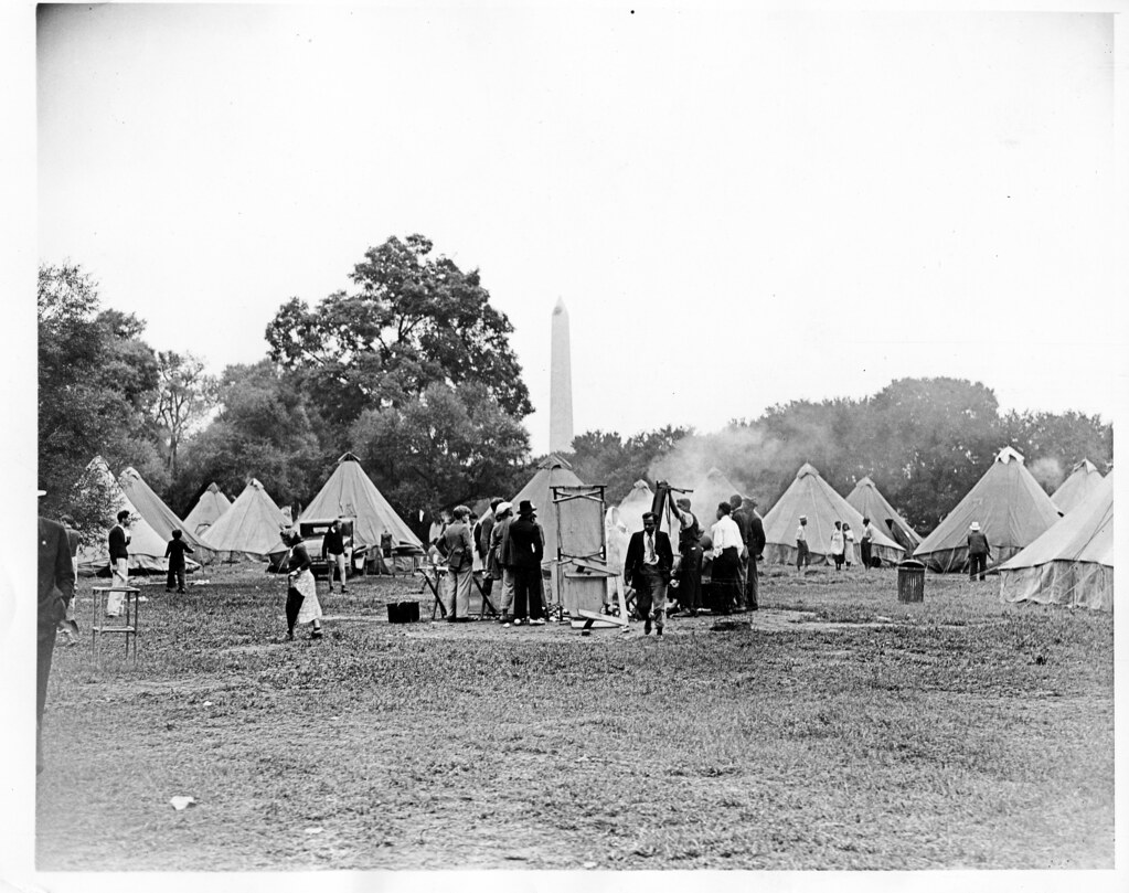 Unemployed Set Up Tent City in DC 1937 Tents set up by th… Flickr