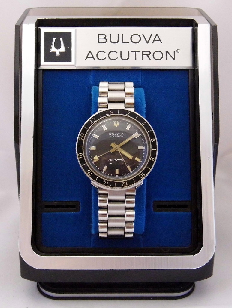 Vintage Bulova Accutron Astronaut Wrist Watch With Tuning … Flickr