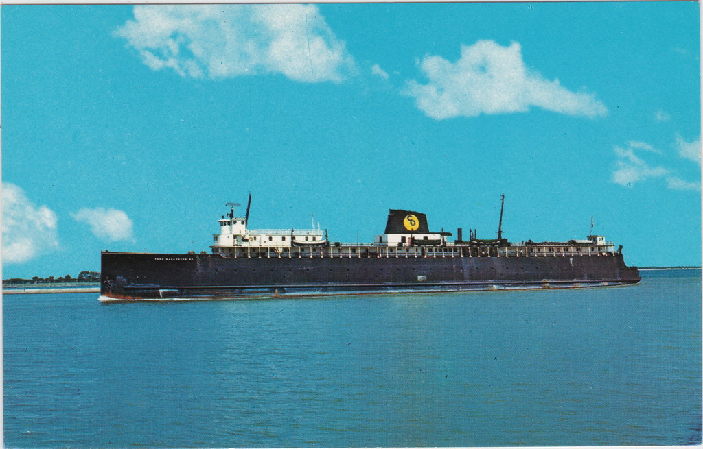 SHIP Ludington MI 1950s C & O Era PMRR Steamer Car Ferry P… Flickr