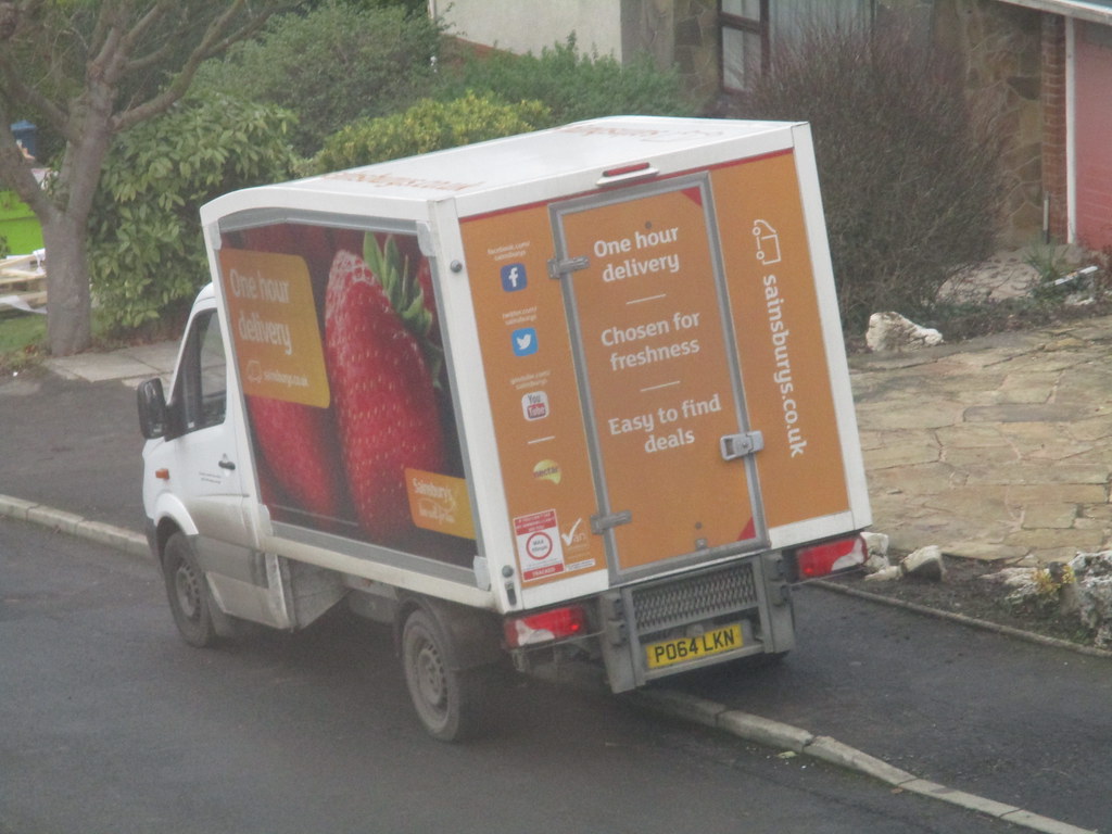 Sainsbury's Home delivery service MercedesBenz van Flickr