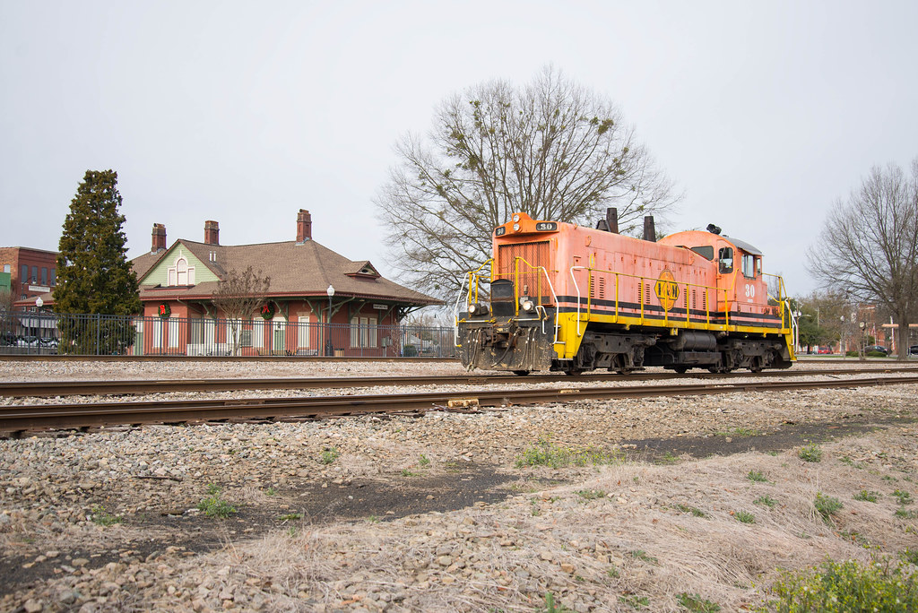 Two Relics An EMD RS1325 passes by the Sanford, NC Train S… Flickr