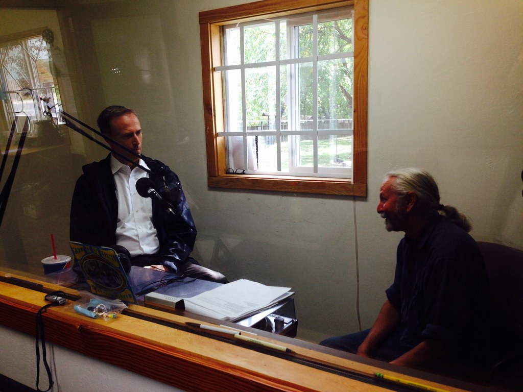 With Round Valley Radio in Covelo, CA 10/15/14 Congressman Jared