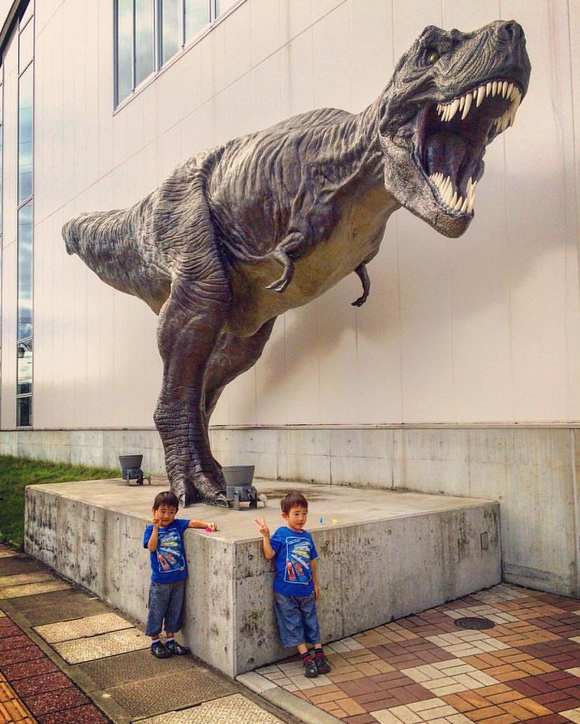 アーロを見た後なので少しは理解できたか？ 恐竜釣りの方が面白かったみたい。 dinasour musium m… Flickr