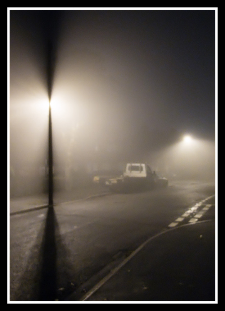Street Lights Fun with fog... Andy Flickr