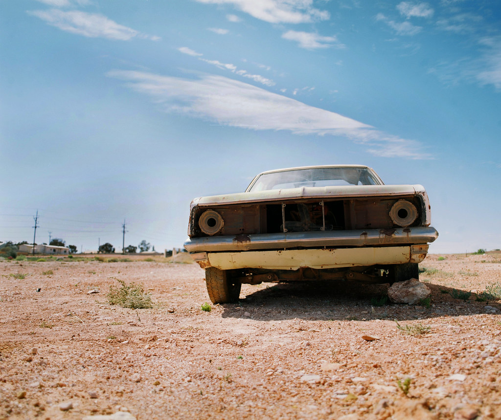 Car Coober Pedy, Australia. Reala 100, Mamiya RZ67 adzscott Flickr