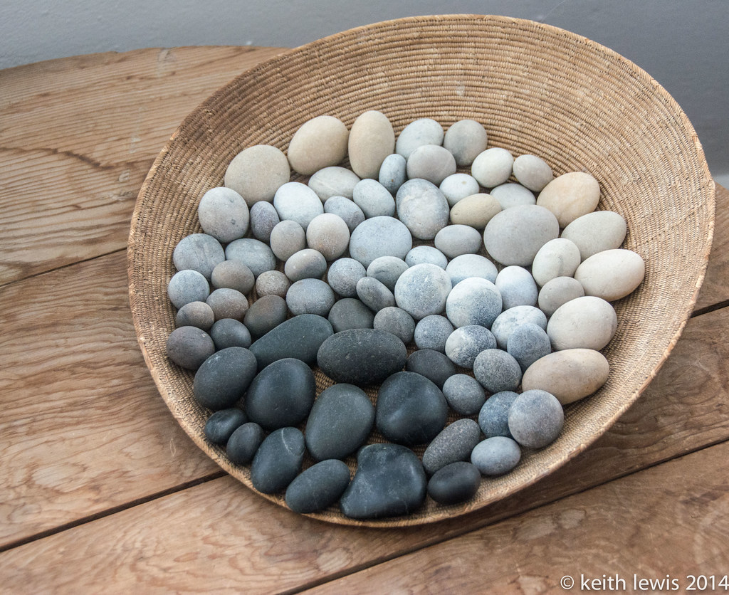Basket of pebbles , Kettles Yard Cambridge Another shot fr… Flickr