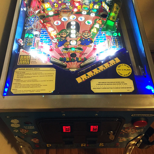 1993 Gottlieb Super Mario Bros. Pinball Machine One of 4… Flickr
