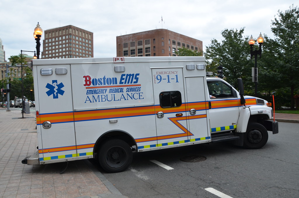Boston EMS 63 MB63 Boston EMS P1 GMC Ambulance Emergency_Vehicles