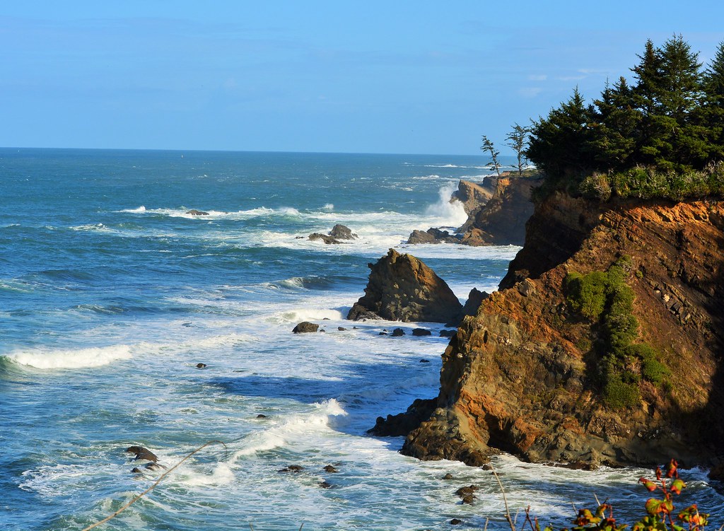 The Cliffs of Shore Acres Coos Bay Oregon Simpson Reef and… Flickr