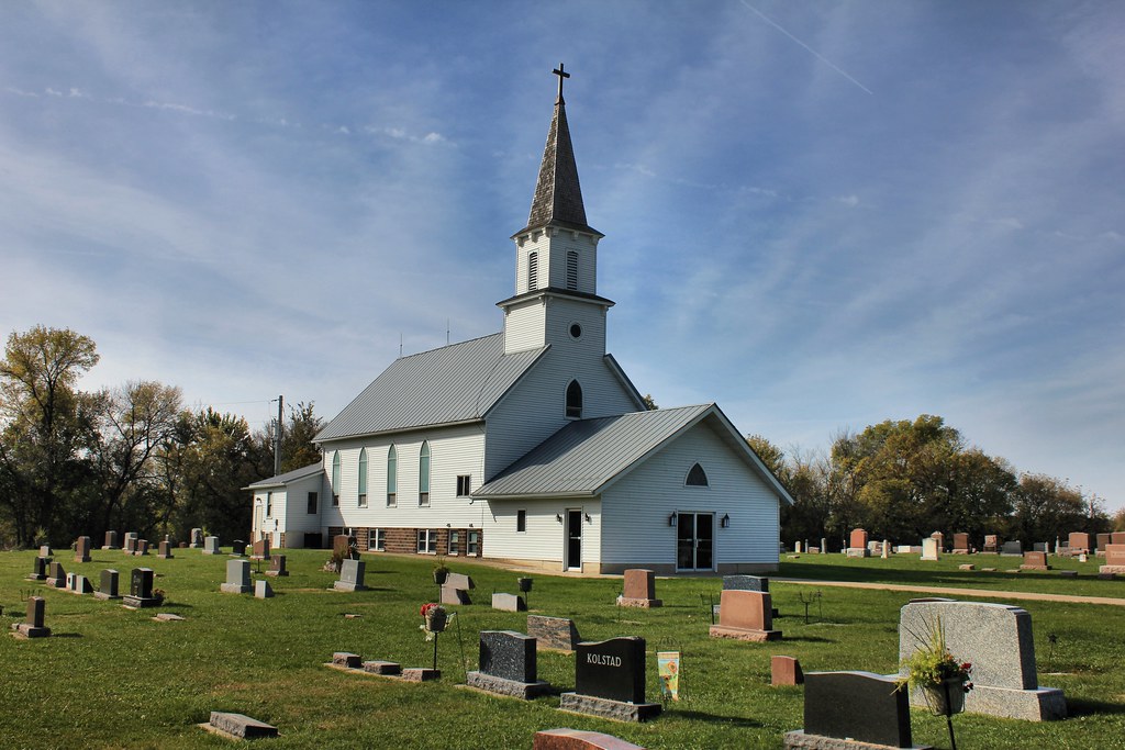 Long Lake Lutheran Church rural Odin, MN Tom McLaughlin Flickr