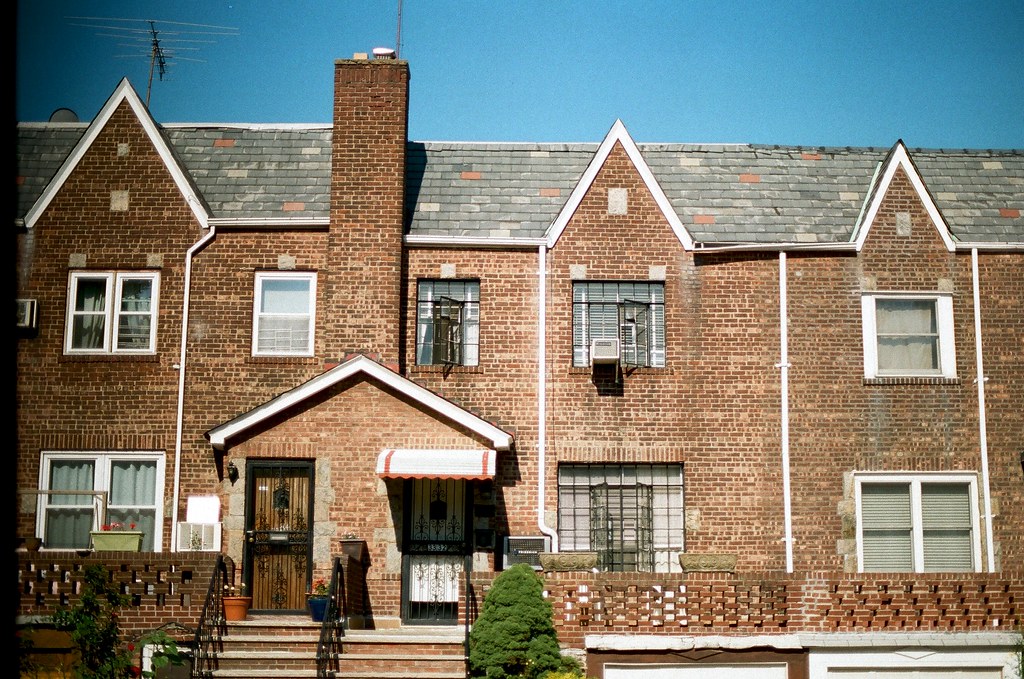Jackson Heights Houses Queens NY Kodak Portra 400 Jill Slater
