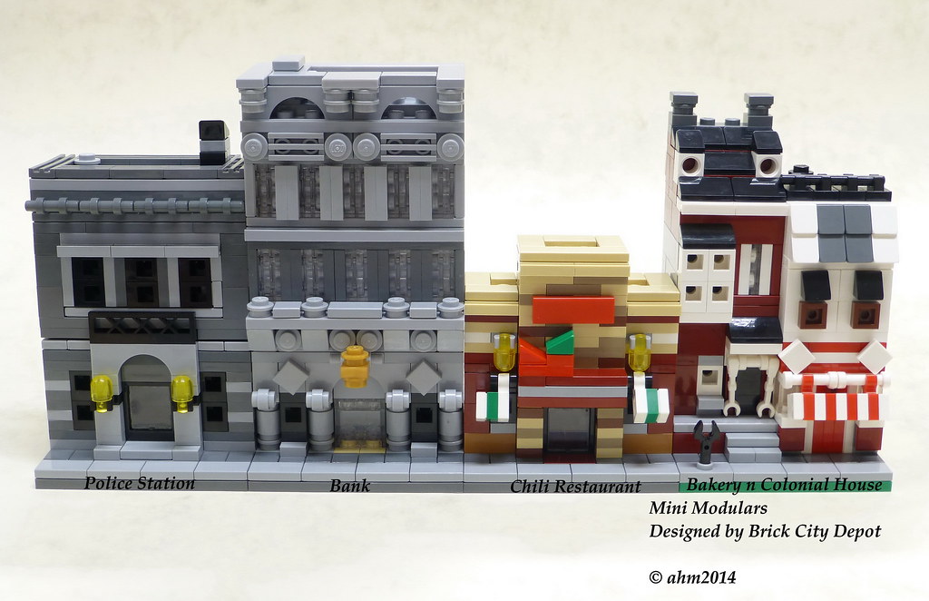 Lego MOC by Brick City Depot Mini Modulars Lego Mini Mod… Flickr