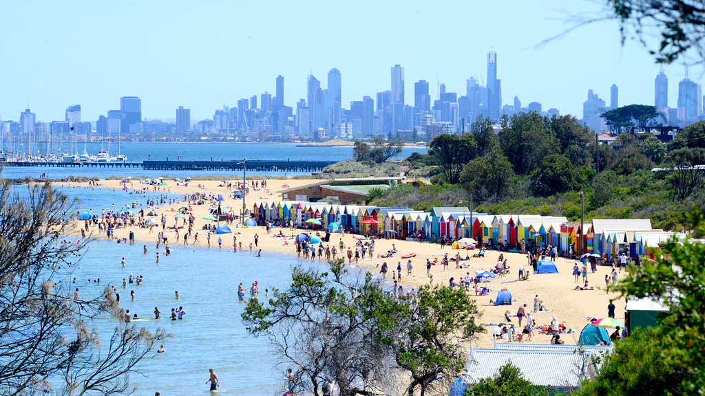 Brighton Beach on Christmas Day Melbourne Victoria A… Flickr
