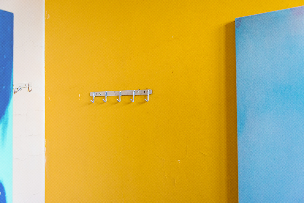 A Yellow Wall And Blue Details Pekka Nikrus Flickr