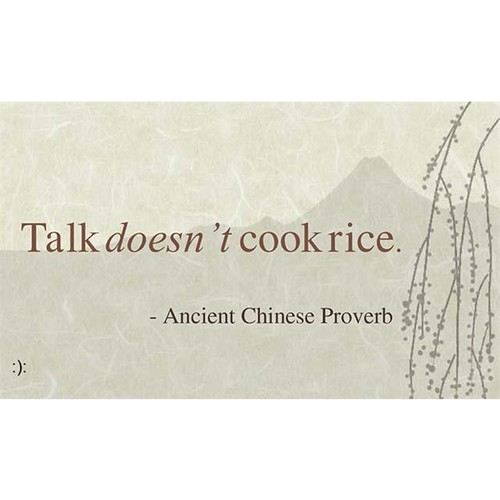 Talk doesn't cook rice via Instagram bit.ly/1F… Flickr