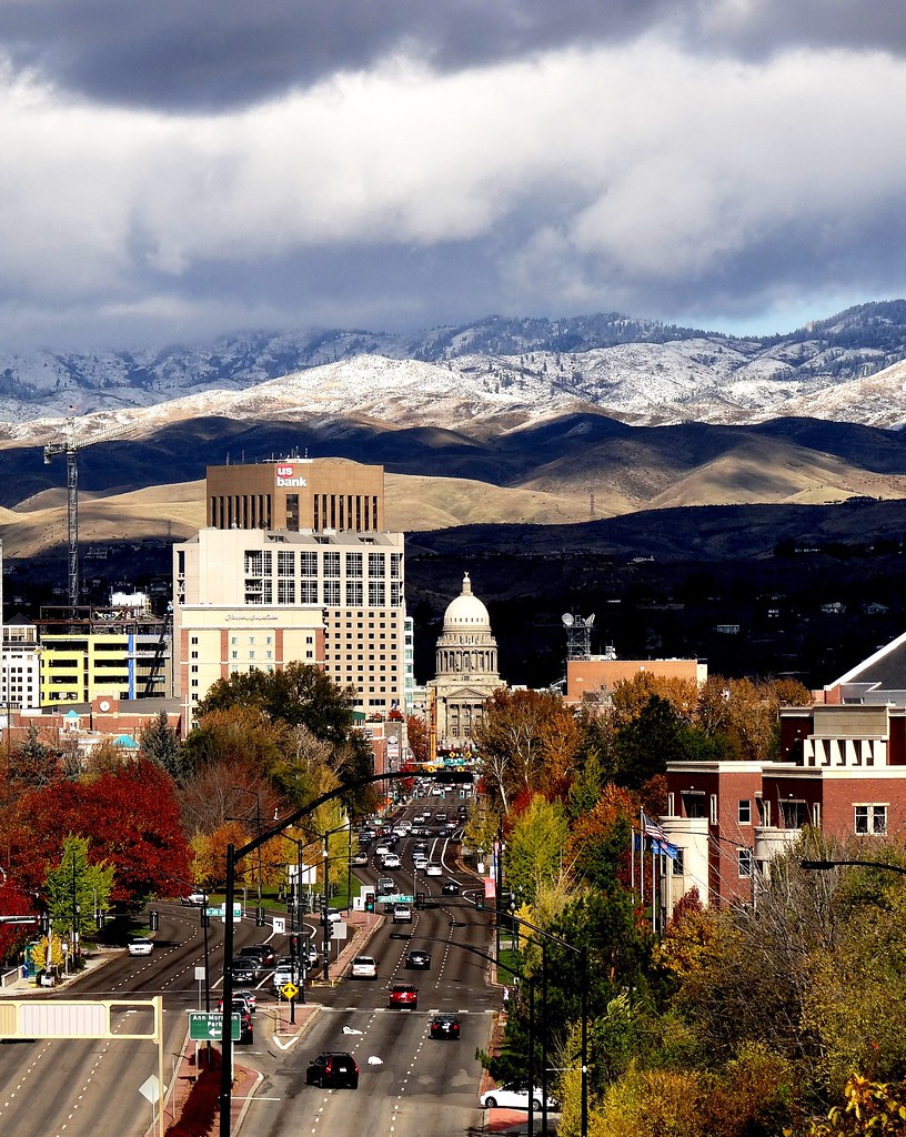 First snow for Boise, Idaho November 10, 2015. Photo by Fr… Flickr