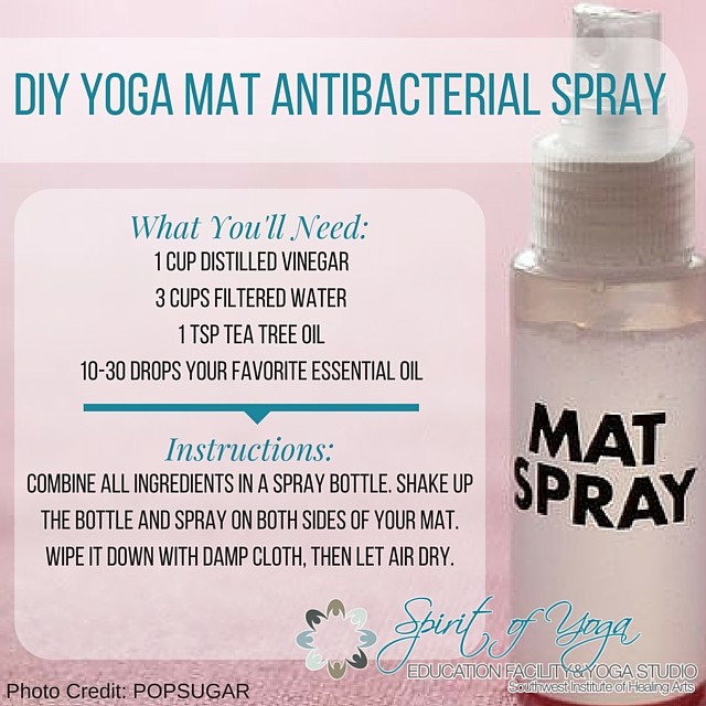 copy of diy yoga mat antibacterial spray YogaTip from Sp… Flickr