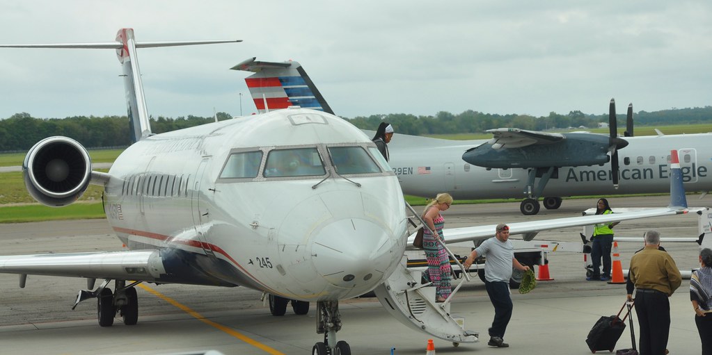 US AIrways Augusta, GA 2015 The plane I came in on, the … Flickr