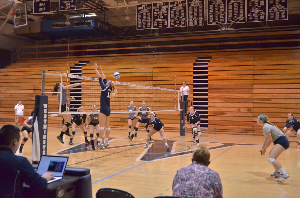 Geneva Volleyball at Westminster A hard fought match Gen… Flickr