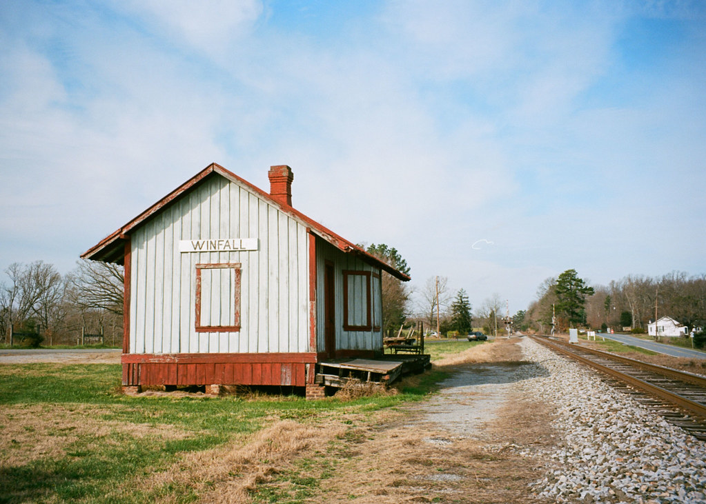 Winfall GoAround Four views of the old NW station for all… Flickr
