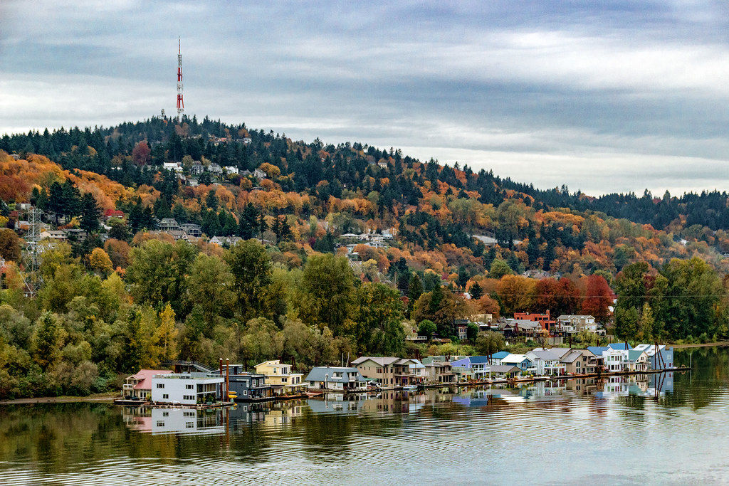 John's Landing from Sellwood Bridge Portland, OR Jimmy M Flickr