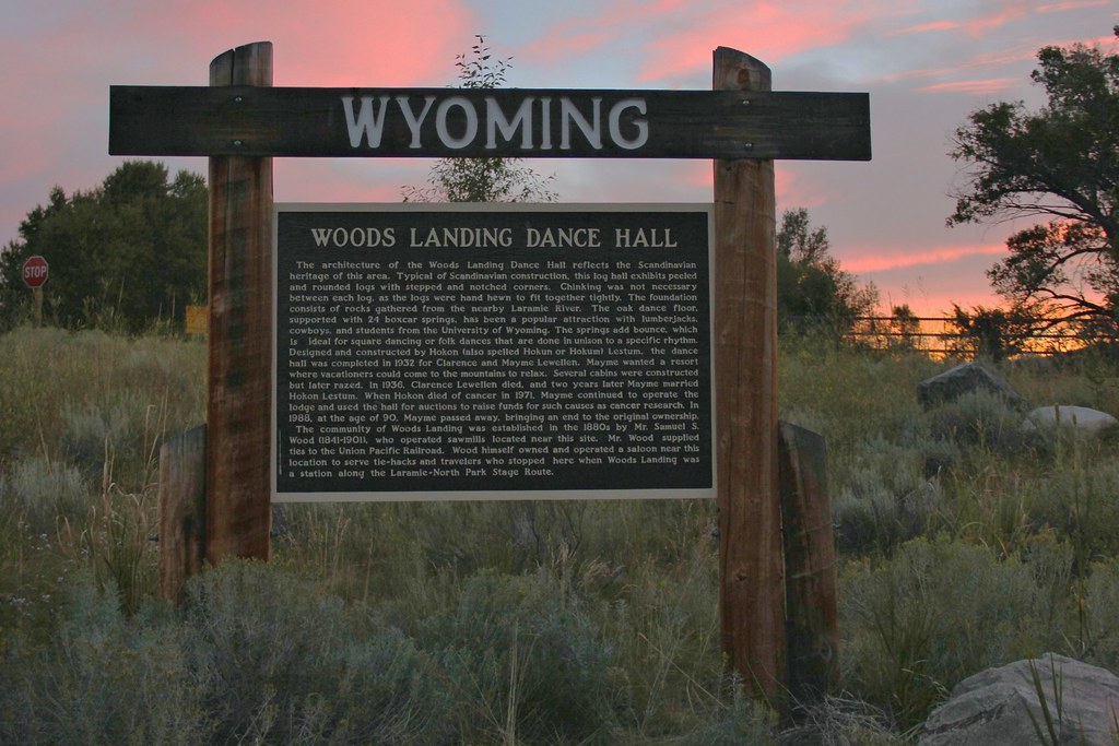 Historic Marker The architecture of the Woods Landing Danc… Flickr