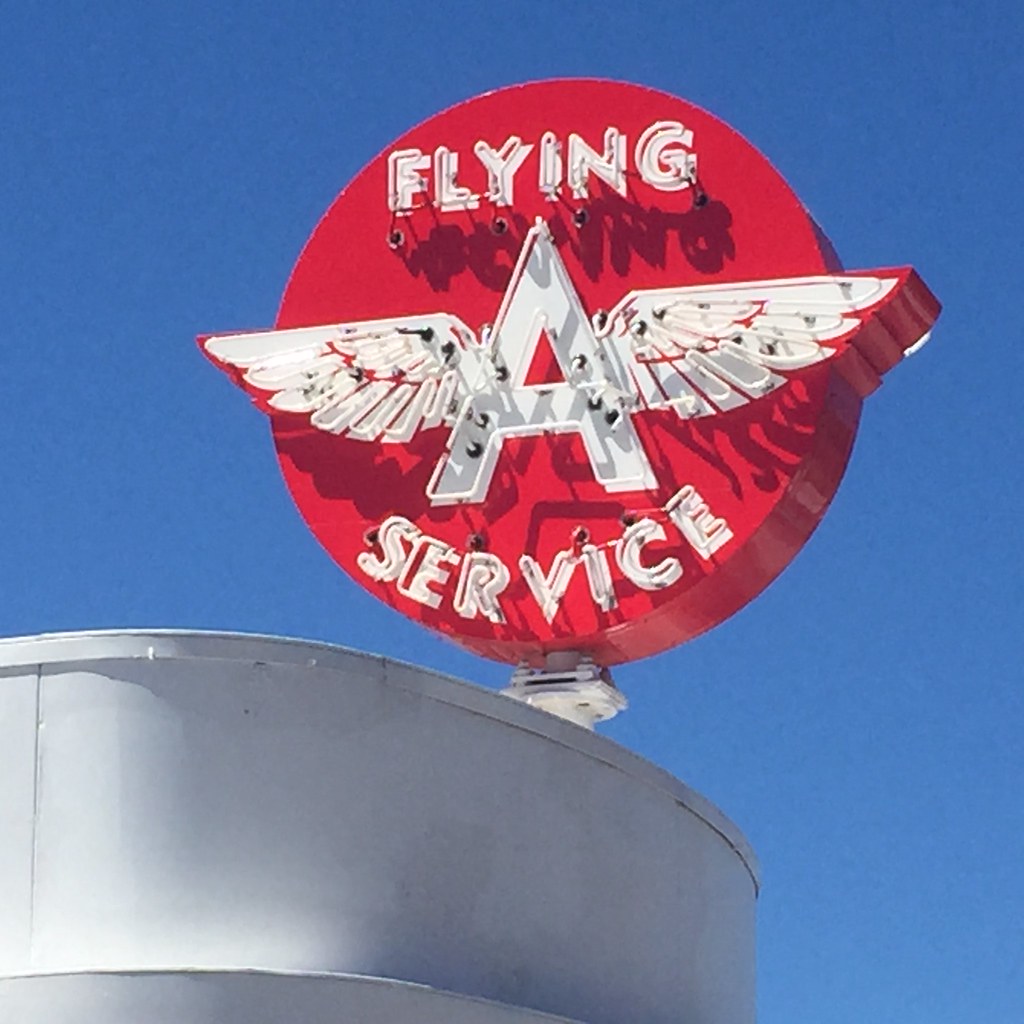 Flying A Gas Station Truckee, California jericl cat Flickr