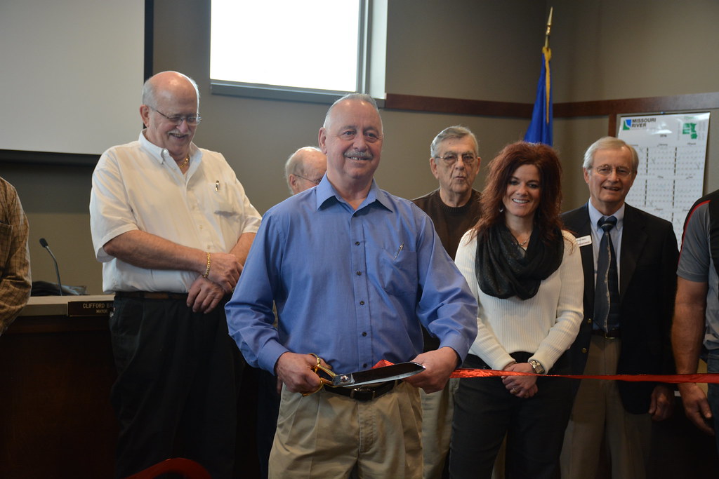 Breckenridge City Hall ribbon cutting Cliff Barth, mayor o… Flickr