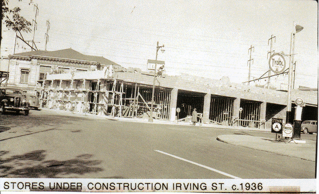 RR plaza under construction, Rahway, NJ 1938 Construction … Flickr