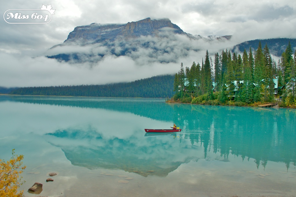 Emerald Lake Lodge Field, BC in the Rocky Mountains Rebecca