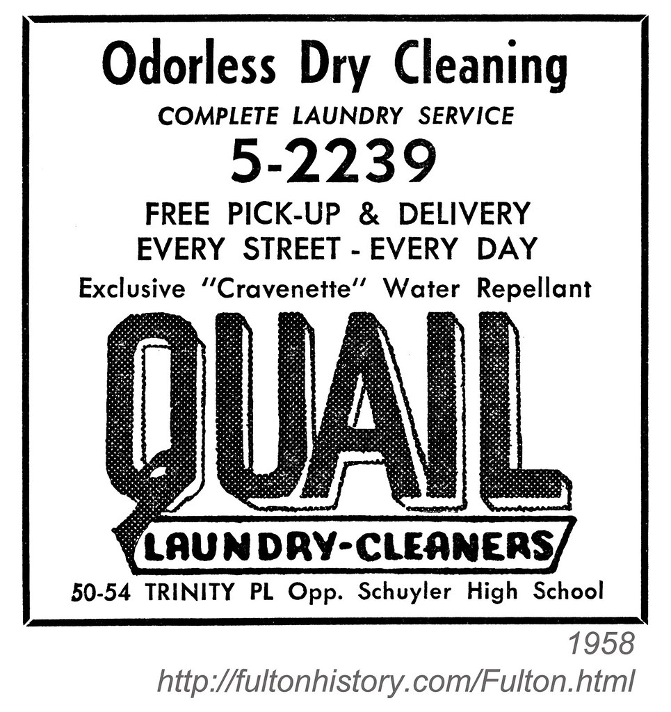 1958 cleaners quail AlbanyGroup Archive Flickr