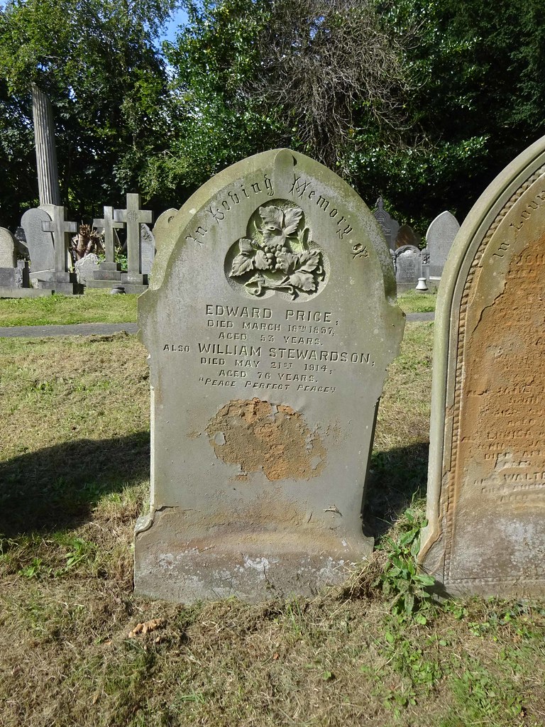 PRICE, Wedward STEWARDSON, William Overleigh Cemetery, C… Flickr