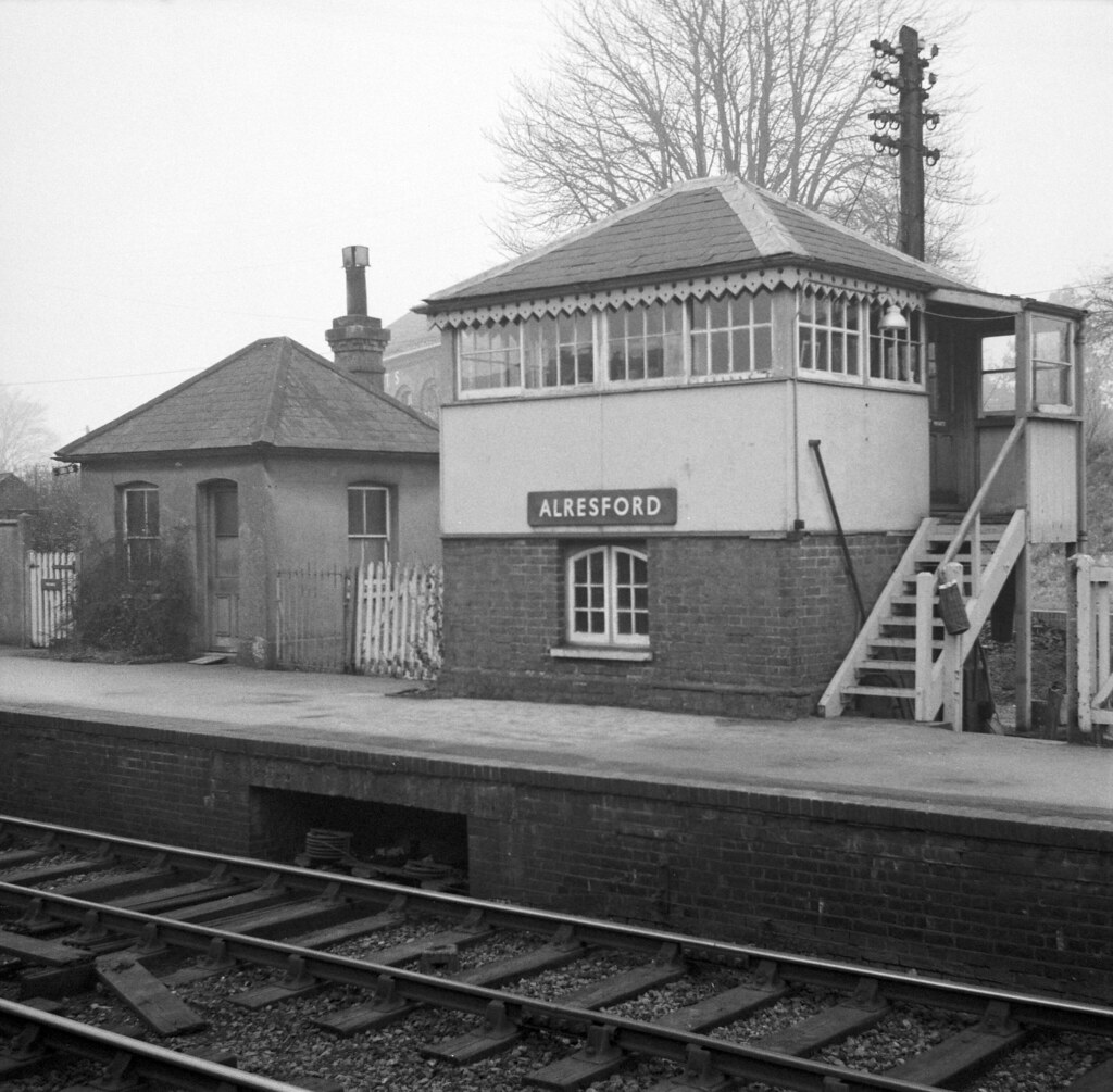 Alresford Station, 25 Jan 1973 25 January 1973. Watercress… Flickr