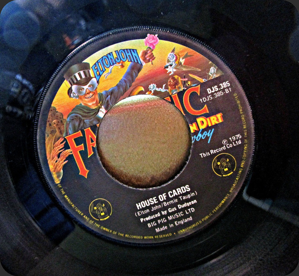 1975 ELTON JOHN House of Cards Bside of Elton John's "Som… Flickr