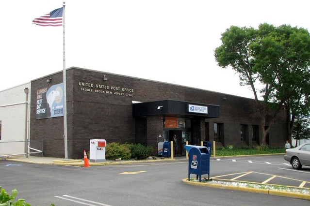 Saddle Brook, NJ post office Bergen County. Photo by E Kal… Flickr