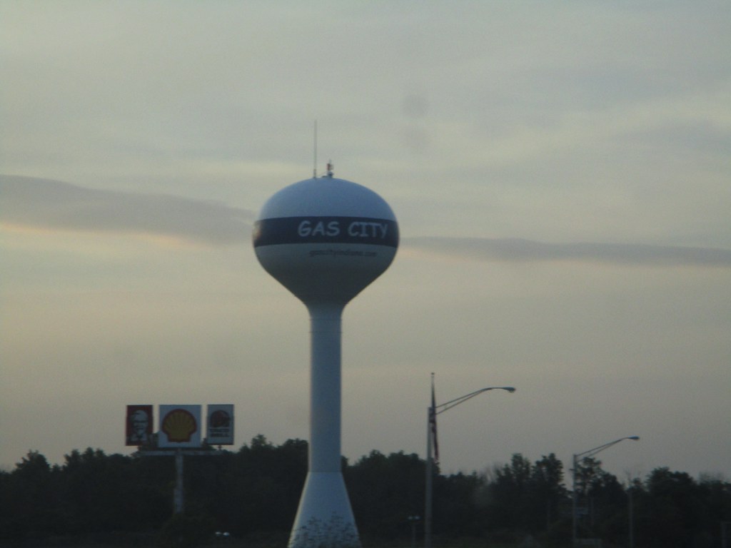 Driving though Indiana (5) The Gas City water tower is loc… Flickr