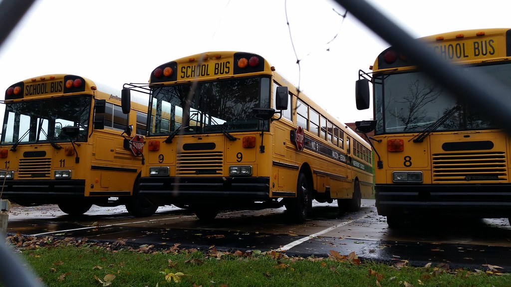 WaltonVerona Independent Schools 9 Bus lot Walton, KY Cincinnati