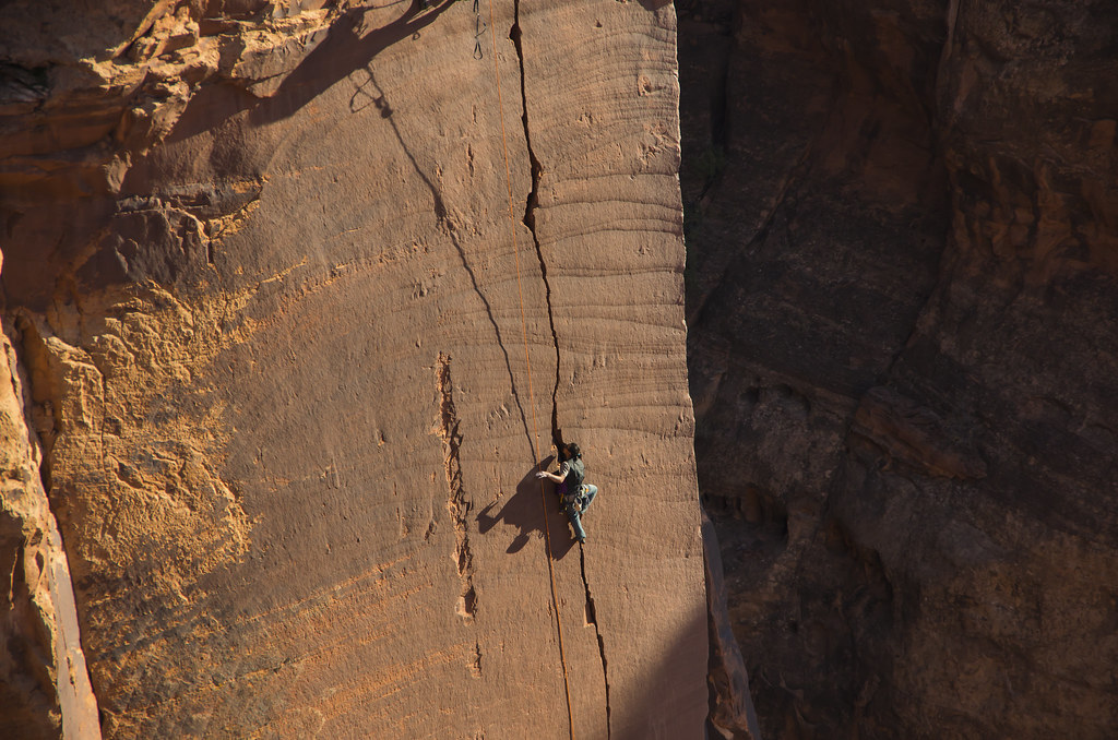 Free Solo Climber Moab, Utah The Fruit Bowl GGBY Nickolas Rogers