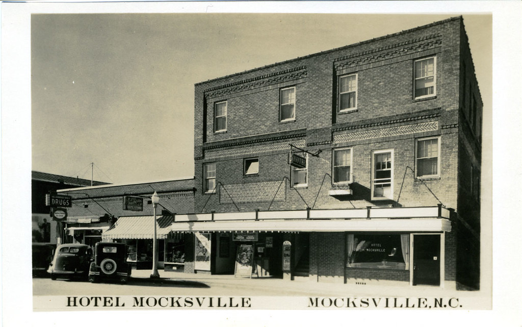 Hotel Mocksville, Mocksville, N.C. Real photo view of the … Flickr